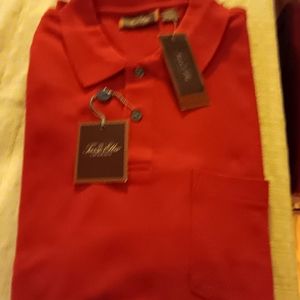 TASSO ELBA POLO SHIRTS. BRAND NEW. SIZE MEN'S LARGE $13 EACH OR ALL 5 FOR $55